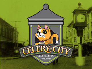 Celery City Cat Café: Logo Design